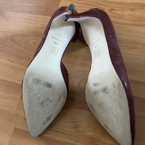 Women’s Cole Haan Nera Pump on Burgundy Sz. 9.5 - Picture 5 of 6